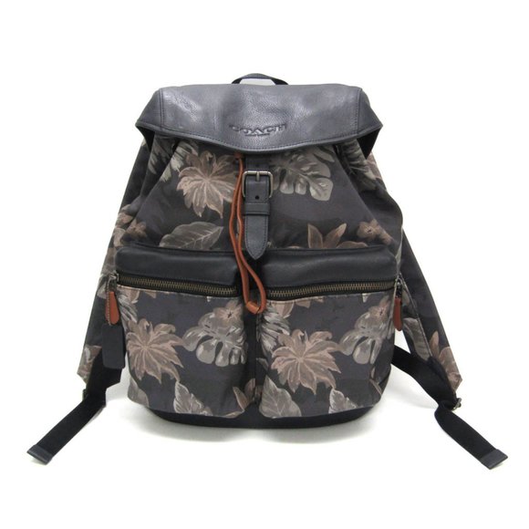 OTHERS Handbags - Coach Hawaiian F72083 Unisex Leather,Canvas Backpack Beige,Gray,Navy